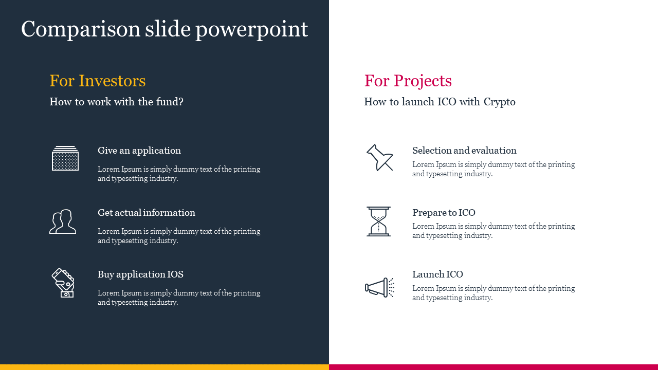 comparison slide powerpoint